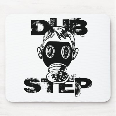 Dubstep Gas Mask Mousepad by generation_y_design