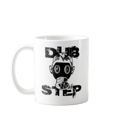 Dubstep Gas Mask Mugs by generation_y_design