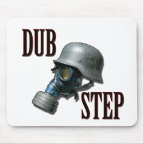 DubStep Gasmask Mouse Pads