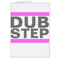 Dubstep Girls Pink Greeting Cards