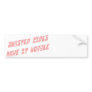 Dubstep girls wobble bumper sticker