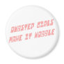 Dubstep girls wobble fridge magnet