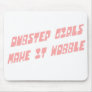 Dubstep girls wobble mousepad