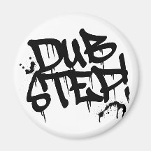 Dubstep Graffiti Style Fridge Magnets