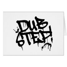 Dubstep Graffiti Style Greeting Cards