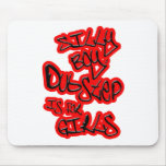 Dubstep is for girls gals ladies womens Dubstep Mousepads