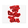 Dubstep is for girls gals ladies womens Dubstep Postcard
