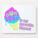 DUBSTEP is my favourite flavour PC Mac mousepad