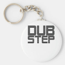 Dubstep Lined Text Key Chains