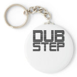 Dubstep Lined Text Key Chains