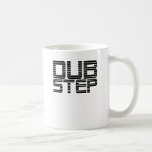 Dubstep Lined Text Mug