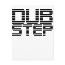 Dubstep Lined Text Postcards