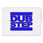 DUBSTEP Logo blue Card