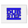 DUBSTEP Logo blue Card