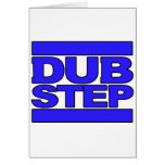 DUBSTEP Logo blue cards