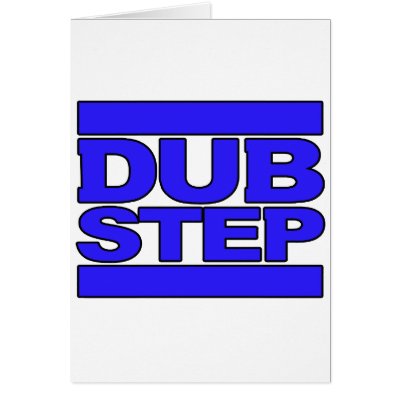 DUBSTEP Logo blue Cards by dubsteptshirts