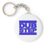 DUBSTEP Logo blue Keychains