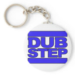 DUBSTEP Logo blue Keychains
