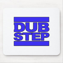 DUBSTEP Logo blue Mouse Pads