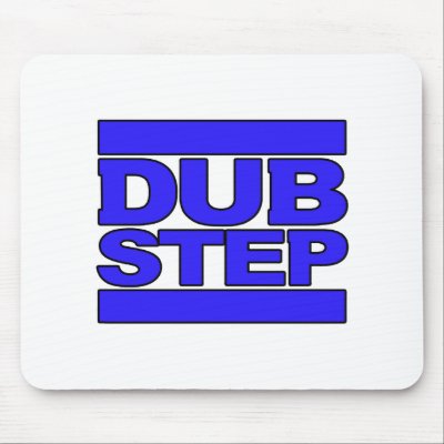 DUBSTEP Logo blue Mouse Pads by dubsteptshirts