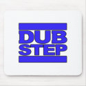 DUBSTEP Logo blue mousepads
