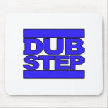 DUBSTEP Logo blue mousepads