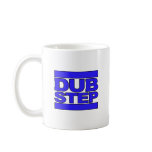 DUBSTEP Logo blue mugs