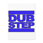 DUBSTEP Logo blue Post Card