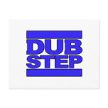 DUBSTEP Logo blue Postcard