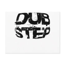 Dubstep Music Text Postcard