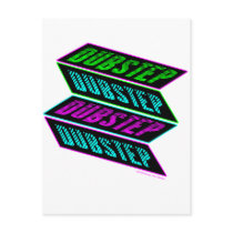 DUBSTEP Neon Post Card
