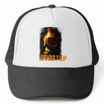 Dubstep Orange Gas Mask Mesh Hats