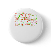 Dubstep Red and Green Pinback Button