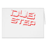 Dubstep Red Greeting Cards