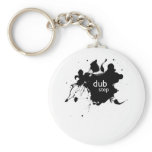 Dubstep Spatter Key Chain