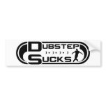 Dubstep Sucks Black Bumper Sticker