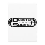 Dubstep Sucks Black Post Cards