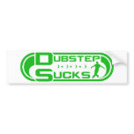 Dubstep Sucks Green bumper stickers