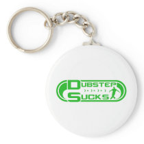 Dubstep Sucks Green Keychain