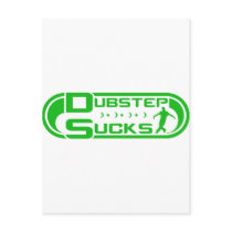 Dubstep Sucks Green Postcards