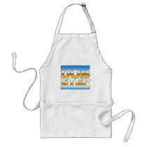 DUBSTEP t shirt chrome Apron