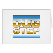DUBSTEP t shirt chrome Cards