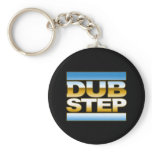 DUBSTEP t shirt chrome Keychain