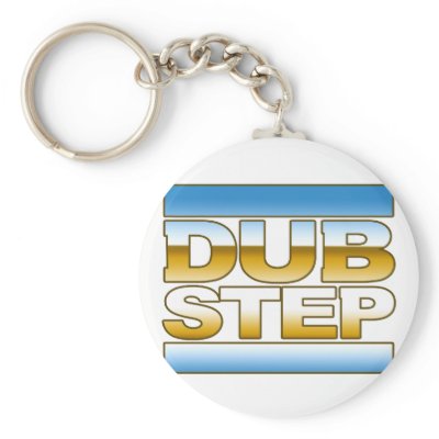DUBSTEP t shirt chrome Keychain by dubsteptshirts