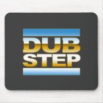 DUBSTEP t shirt chrome Mousepads