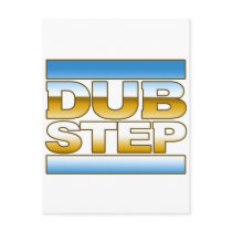 DUBSTEP t shirt chrome Post Cards