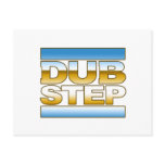 DUBSTEP t shirt chrome postcards