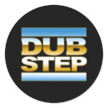 DUBSTEP t shirt chrome Sticker