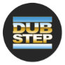 DUBSTEP t shirt chrome Sticker