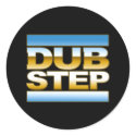 DUBSTEP t shirt chrome stickers
